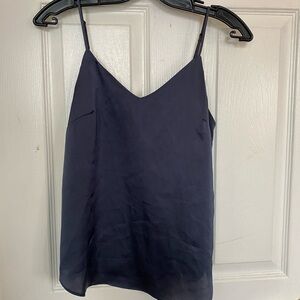 Dynamite Deep Blue Satin Camisole